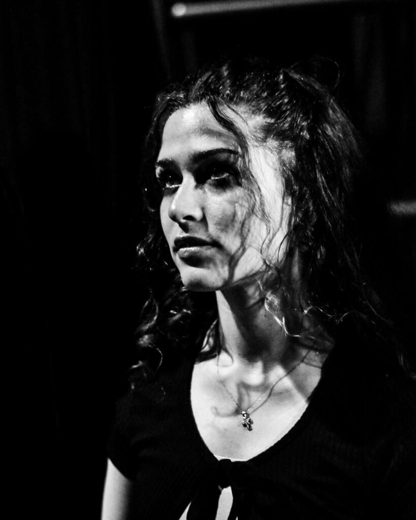 Sydney Claire Olson as Isabella in Measure for Measure with the Prague Shakespeare Company!