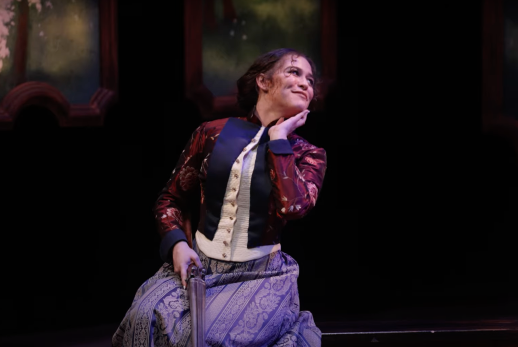 Sydney Claire Olson as Charlotte in BYU's The Cherry Orchard by Anton Chekhov (2025)