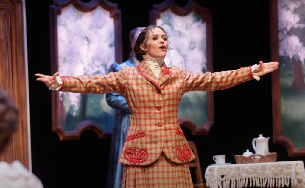 Sydney Claire Olson as Charlotte in BYU's The Cherry Orchard by Anton Chekhov (2025)